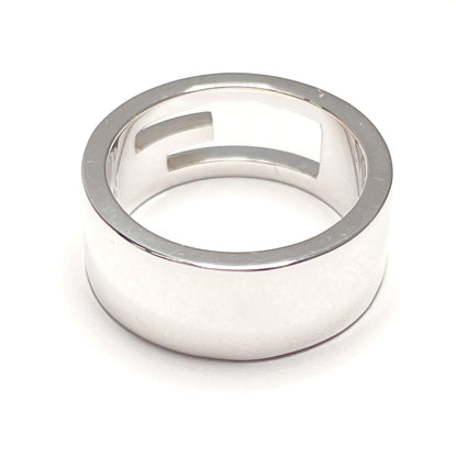 GUCCI Ring Silver925 Silver Branded Cutout G