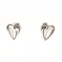 Georg Jensen Earring Silver925 Silver heart Women Used Authentic