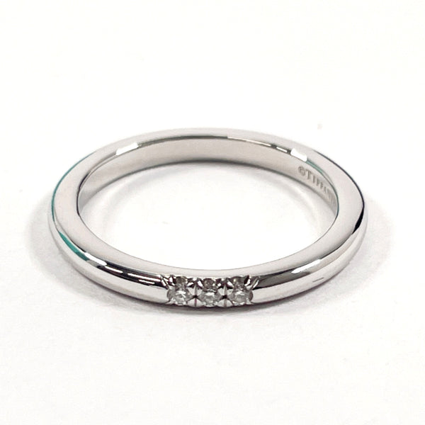TIFFANY&Co. Ring Wedding band ring Pt950 Platinum, Diamond Silver Women Used Authentic