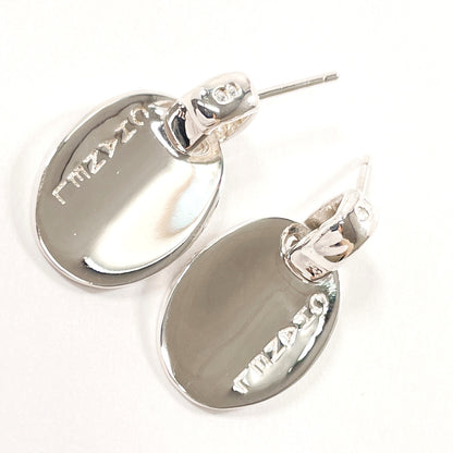 CHANEL Pierce Silver925 Silver Oval With logo