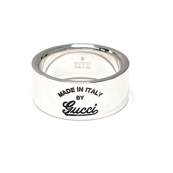 GUCCI Ring logo Silver925 Silver mens Used Authentic