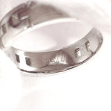 HERMES Ring Hercules K18 white gold Silver Women Used Authentic