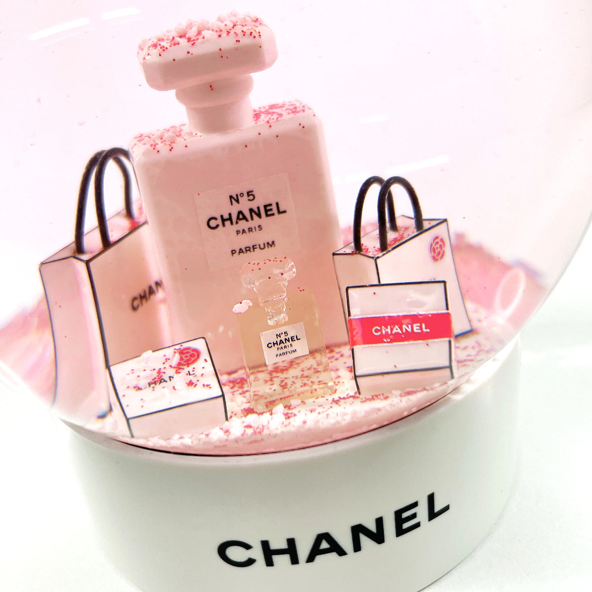 CHANEL Other accessories Glass, Plastic white 2016 Novelty limited to overseas VIP customers Snow dome