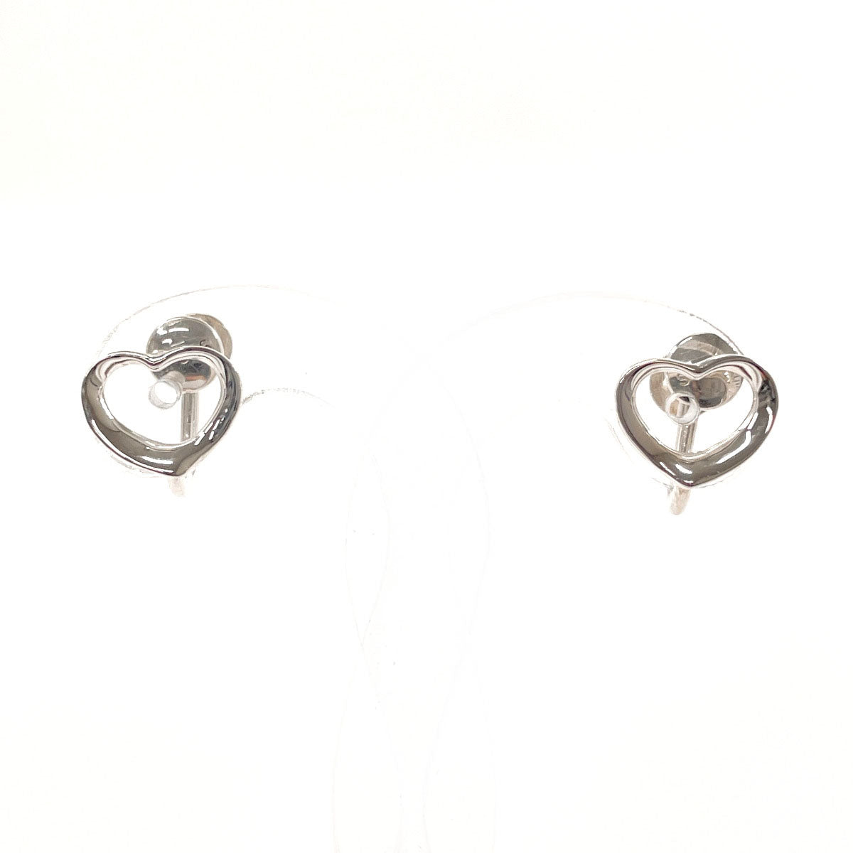 TIFFANY&Co. Earring Sterling Silver Silver El Saperetti Open heart