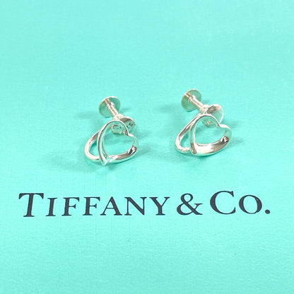 TIFFANY&Co. Earring Sterling Silver Silver El Saperetti Open heart