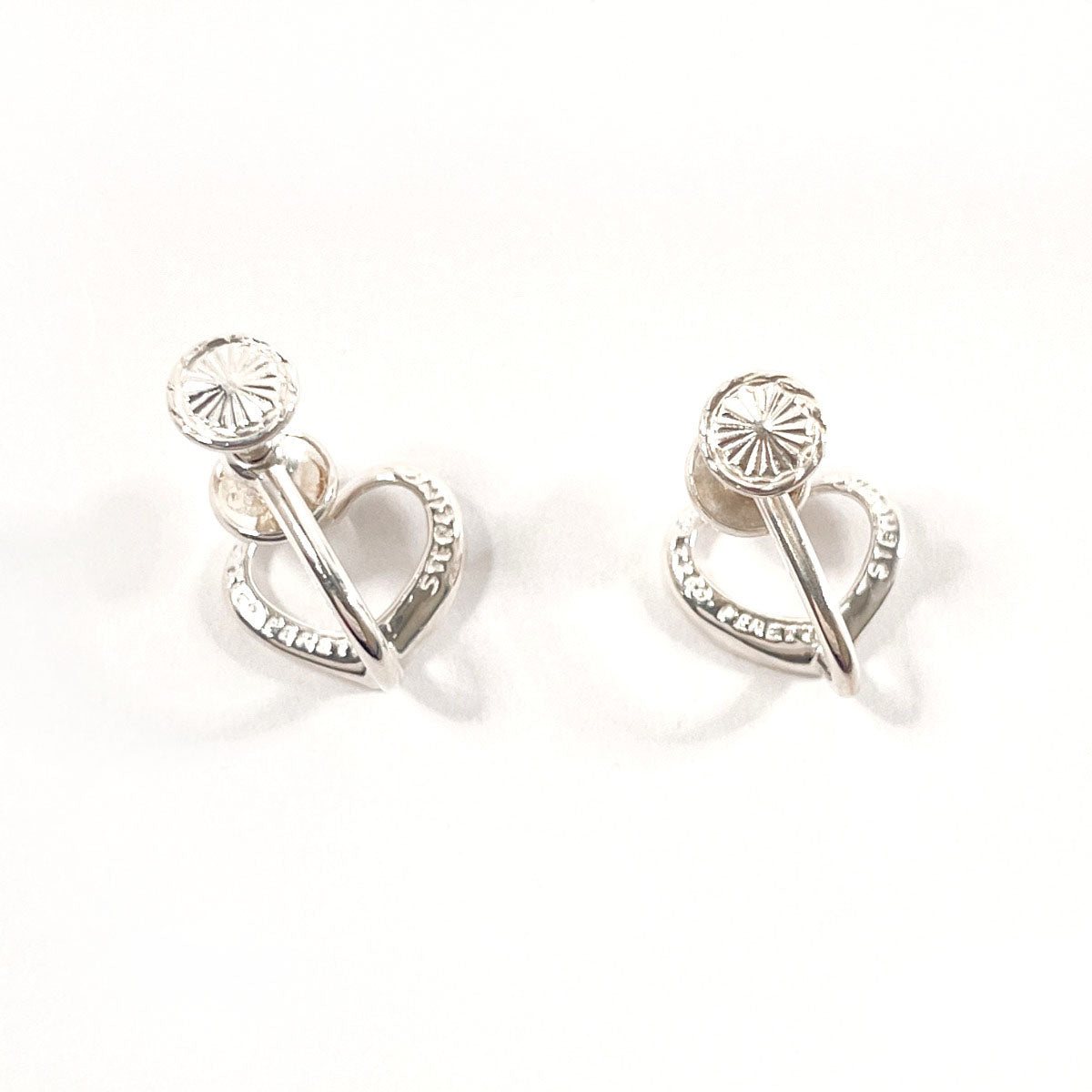 TIFFANY&Co. Earring Sterling Silver Silver El Saperetti Open heart