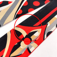 LOUIS VUITTON scarf Bando BB Pop Monogram Silk, 100% silk M76187 Red Women Used Authentic
