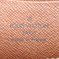 LOUIS VUITTON Long Wallet Purse Portonet Zip Monogram canvas M61727 Brown unisex Used Authentic
