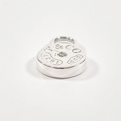 TIFFANY&Co. Pendant top Silver925, Diamond Silver 1837 Round Rock