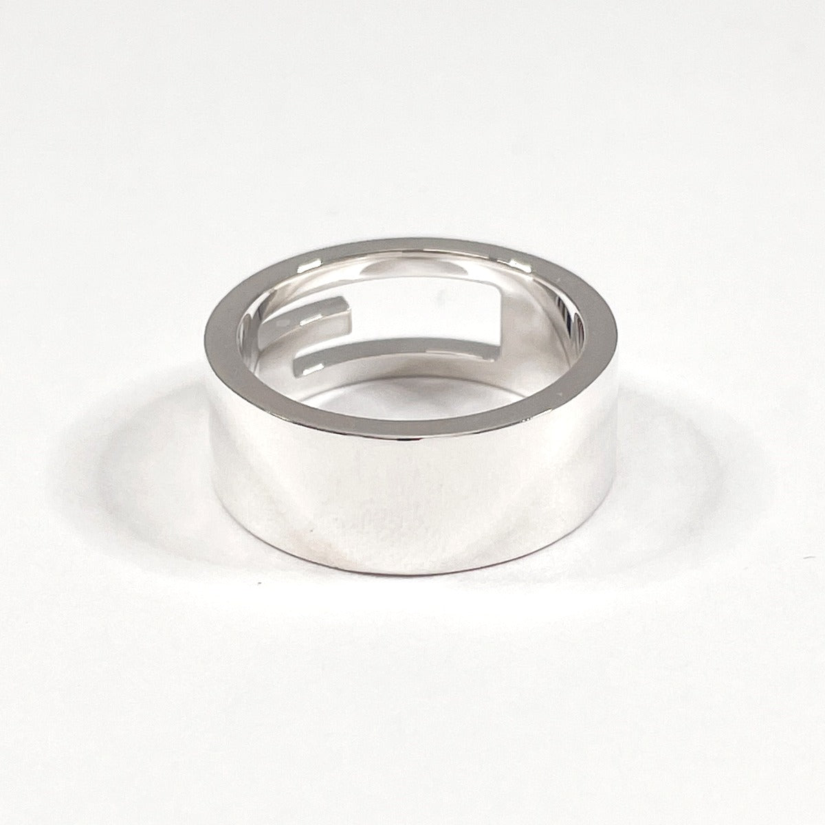 GUCCI Ring Silver925 Silver Branded Cutout G