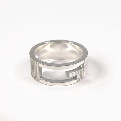 GUCCI Ring Silver925 Silver Branded Cutout G