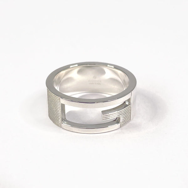 GUCCI Ring Branded Cutout G Silver925 Silver Women Used Authentic