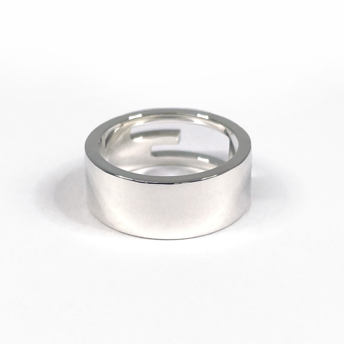 GUCCI Ring Silver925 Silver Branded Cutout G