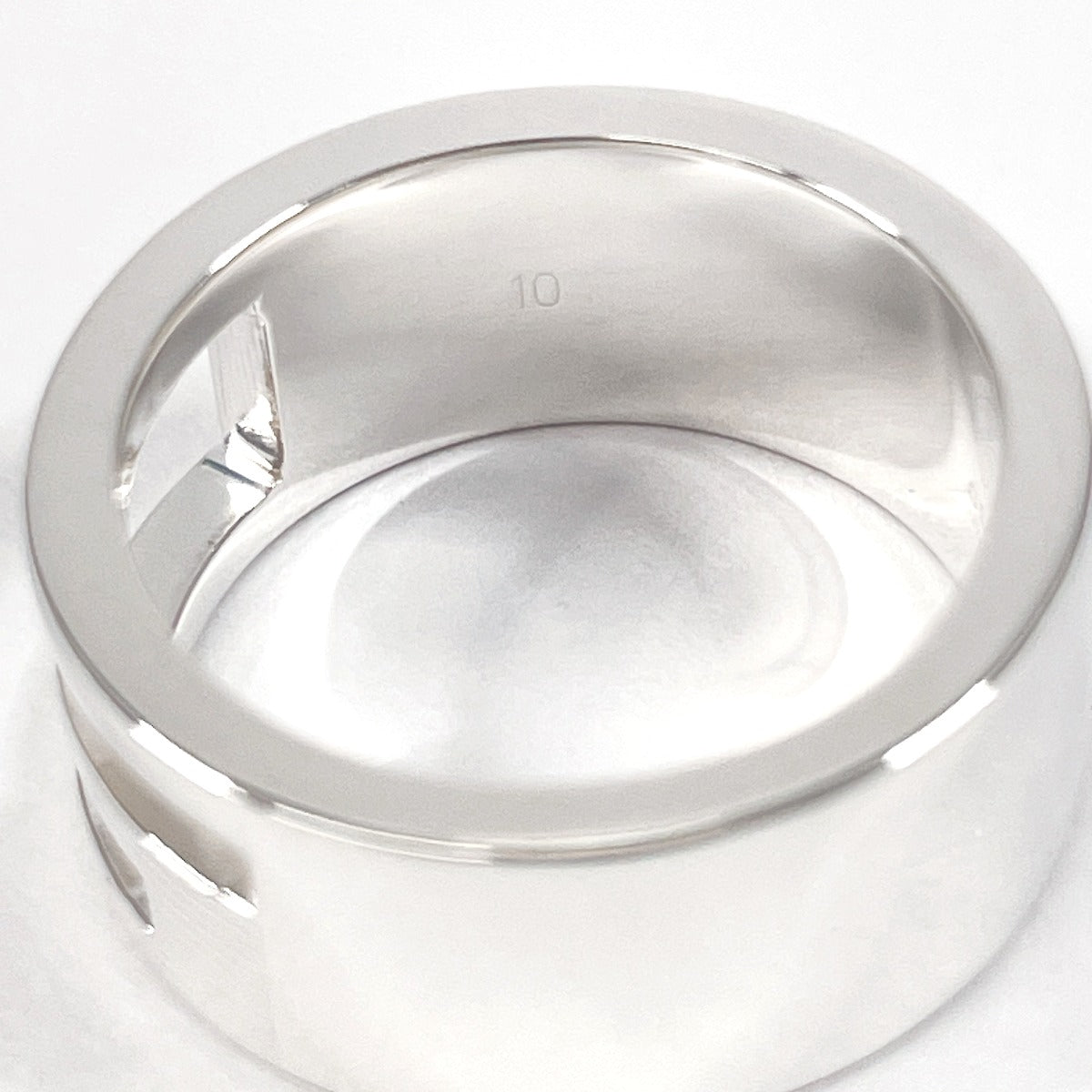 GUCCI Ring Silver925 Silver Branded Cutout G