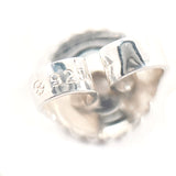 CHANEL Pierce Oval With logo Silver925 Silver Women Used Authentic