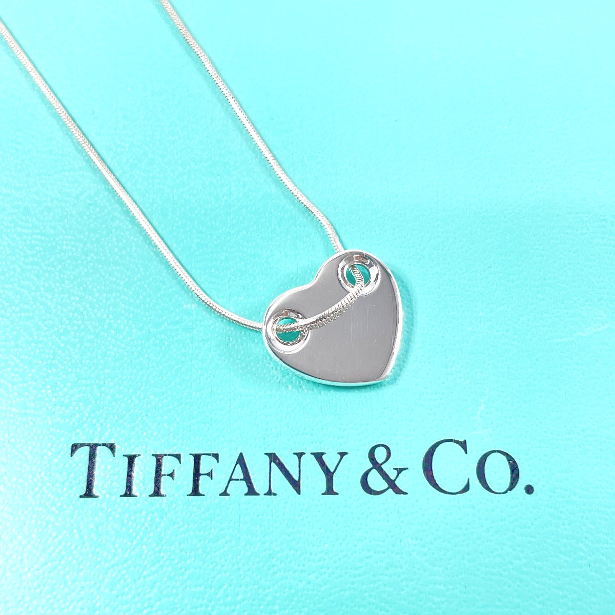 TIFFANY&Co. Necklace Silver925 Silver Heart plate