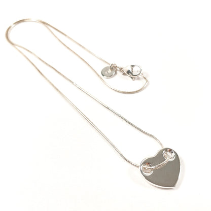 TIFFANY&Co. Necklace Silver925 Silver Heart plate