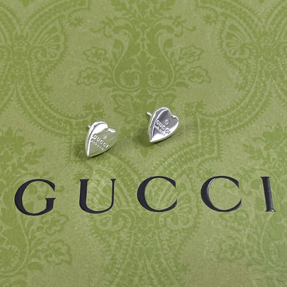 GUCCI Pierce 223990 J8400 8106 Silver925 Silver Trademark heart shape