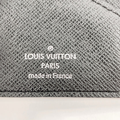 LOUIS VUITTON Bill Compartment M32662 Taiga black Portefeuille Ron