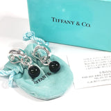 TIFFANY&Co. Earring Silver925, Onyx Silver Women Used Authentic