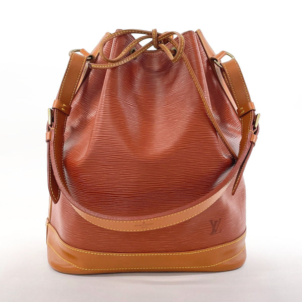 LOUIS VUITTON Shoulder Bag Noe Epi Leather M44003 Brown Women Used Authentic