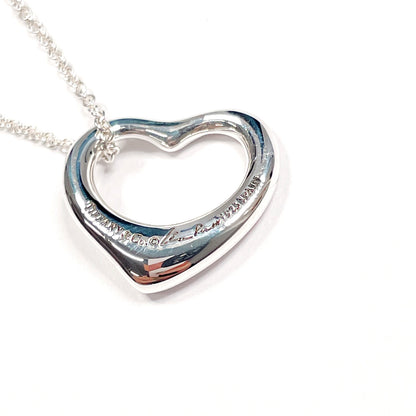 TIFFANY&Co. Necklace Silver925 Silver El Saperetti Open heart