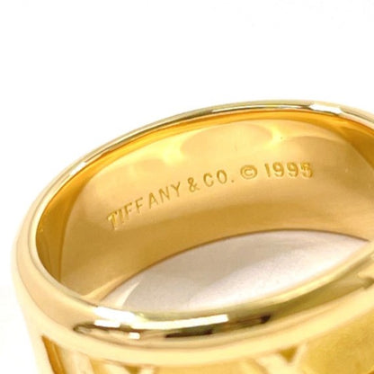 TIFFANY&Co. Ring K18 yellow gold gold Atlas Women Used Authentic