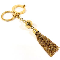 LOUIS VUITTON key ring Bag charm Porto Creswing metal M65997 gold Used Authentic