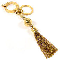 LOUIS VUITTON key ring Bag charm Porto Creswing metal M65997 gold Used Authentic