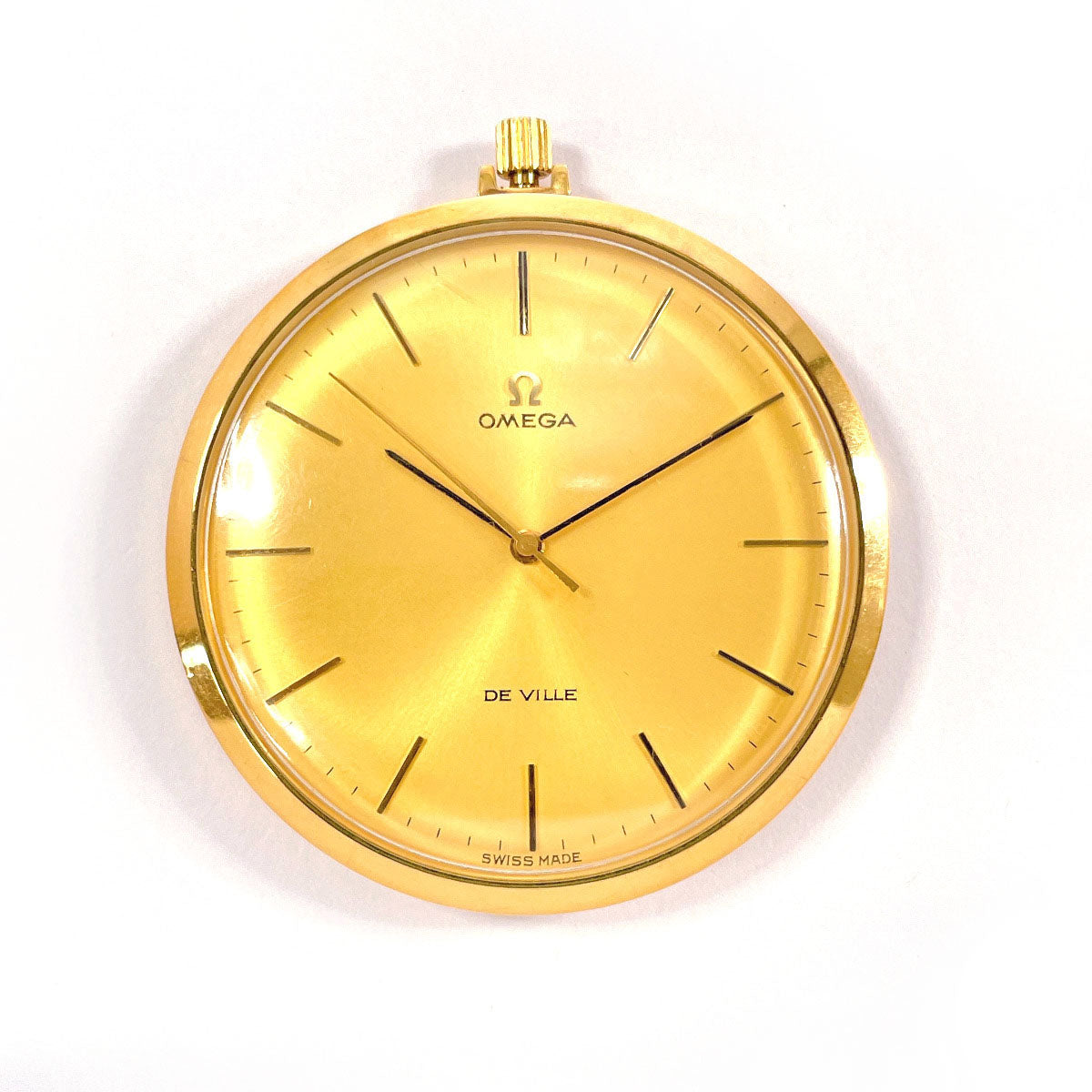 OMEGA Pocket watch Hand Winding Gold Plated gold De Ville cal.1035 gold dial