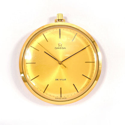 OMEGA Pocket watch Hand Winding Gold Plated gold De Ville cal.1035 gold dial