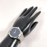 GUCCI Watches Quartz G timeless Stainless Steel 126.4 Silver Dial color:Navy mens Used Authentic