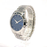 GUCCI Watches Quartz G timeless Stainless Steel 126.4 Silver Dial color:Navy mens Used Authentic