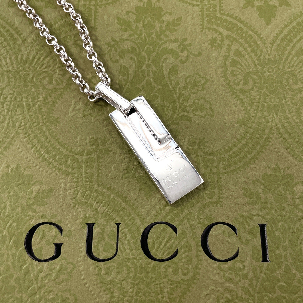 GUCCI Necklace Silver925 Silver plate