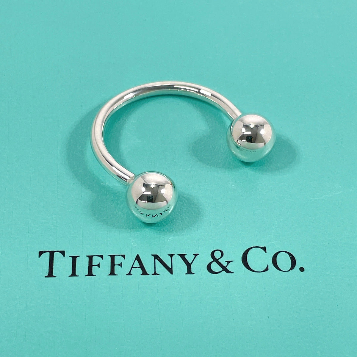 TIFFANY&Co. key ring Silver925 Silver Key ring