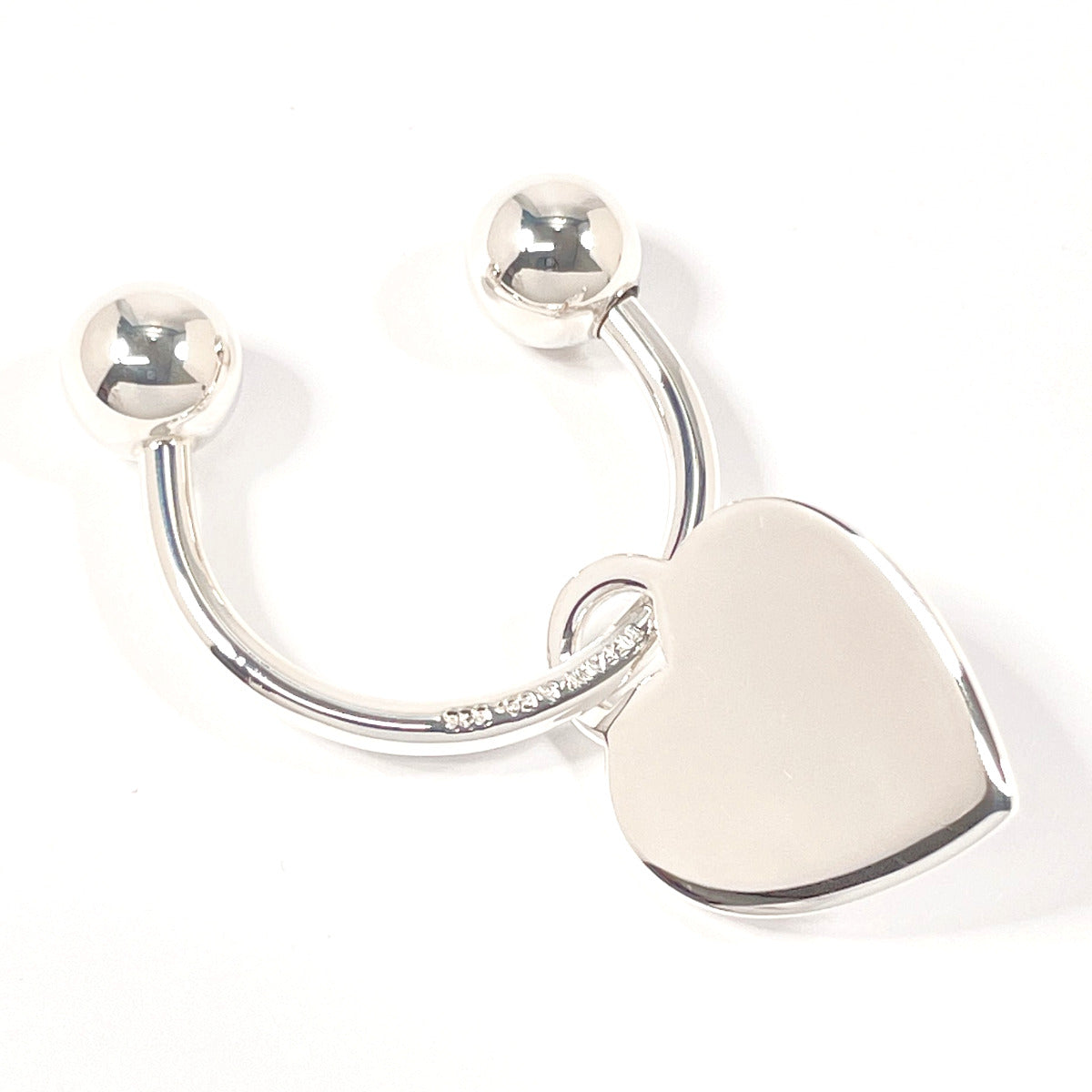 TIFFANY&Co. key ring Silver925 Silver Return to heart tag key ring