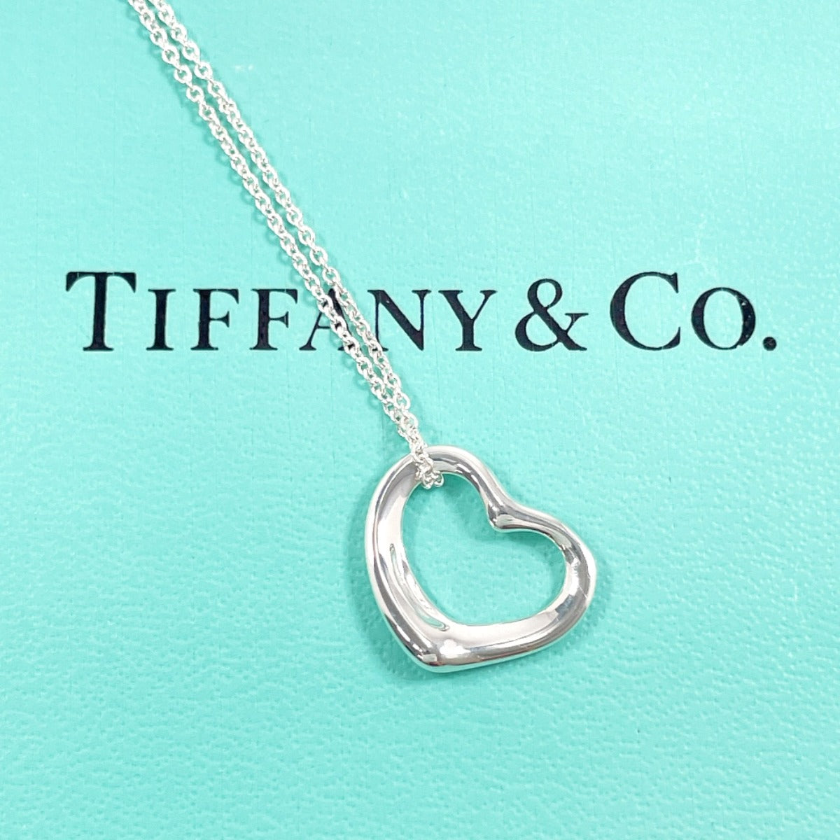 TIFFANY&Co. Necklace Silver925 Silver El Saperetti Open heart