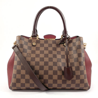 LOUIS VUITTON Handbag N41675 Damier Brown 2WAY Brittany Women Used Authentic