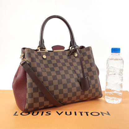 LOUIS VUITTON Handbag N41675 Damier Brown 2WAY Brittany Women Used Authentic