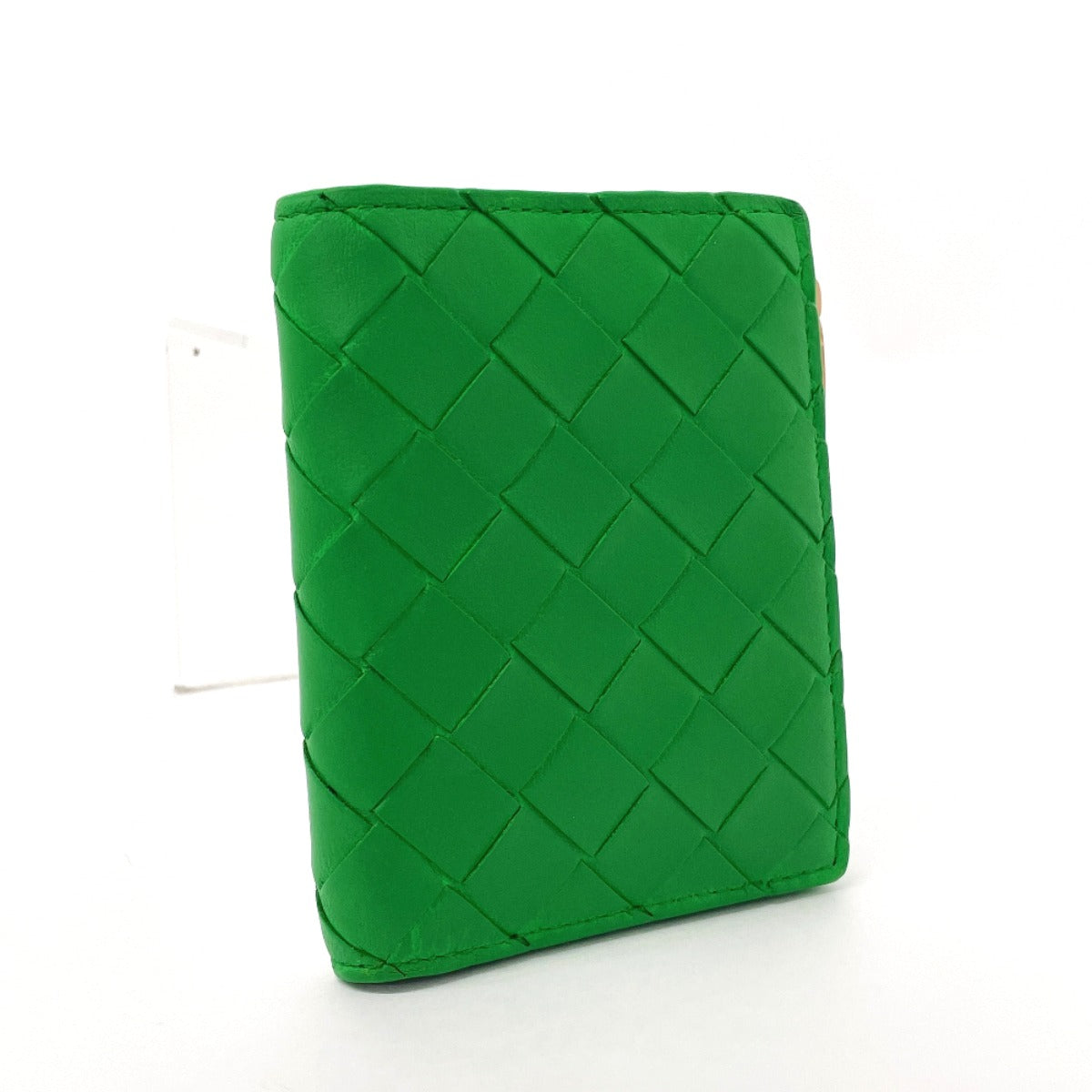 BOTTEGAVENETA Bifold Wallet 740309VCPP33722 leather green Small INTRECCIATO