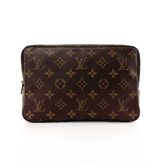 LOUIS VUITTON Pouch M47524 Monogram canvas Brown Truth Toilette 23 Women Used Authentic