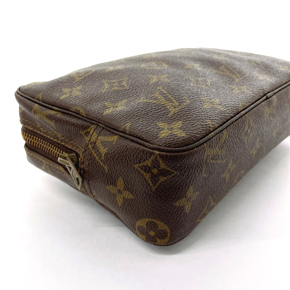 LOUIS VUITTON Pouch M47524 Monogram canvas Brown Truth Toilette 23 Women Used Authentic