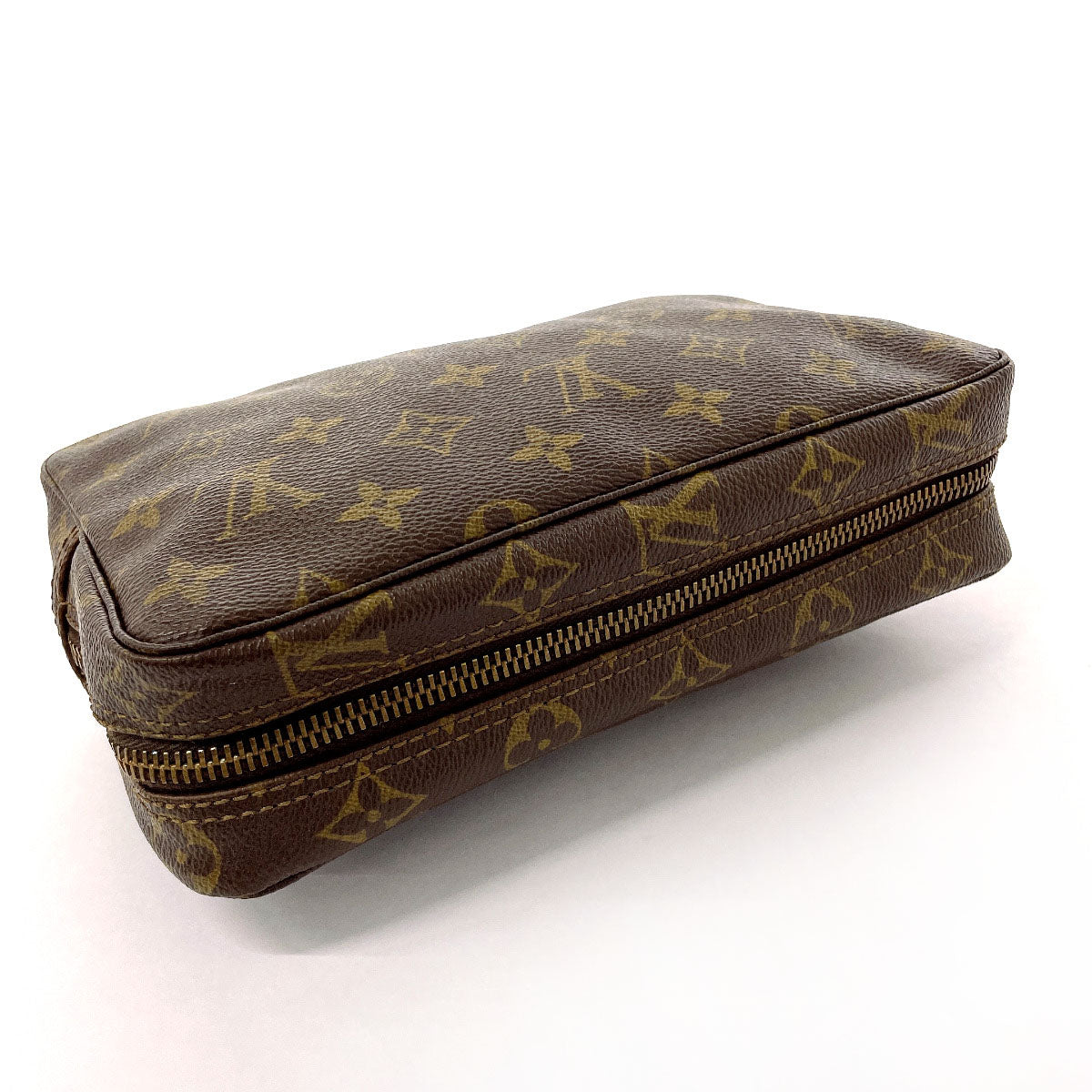 LOUIS VUITTON Pouch M47524 Monogram canvas Brown Truth Toilette 23 Women Used Authentic