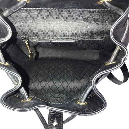 GUCCI Backpack 003 1956 0030 leather black Bamboo