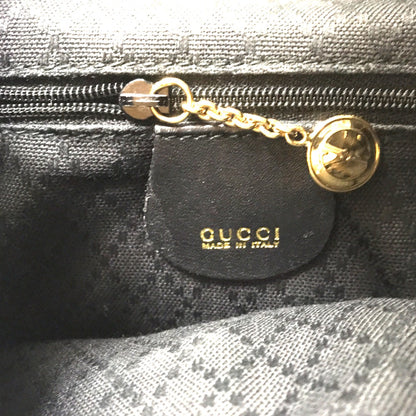 GUCCI Backpack 003 1956 0030 leather black Bamboo