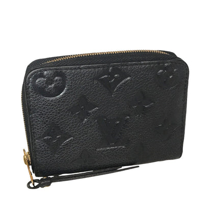 LOUIS VUITTON Coin case M60574 Monogram Ann Platt black Zippy coin purse