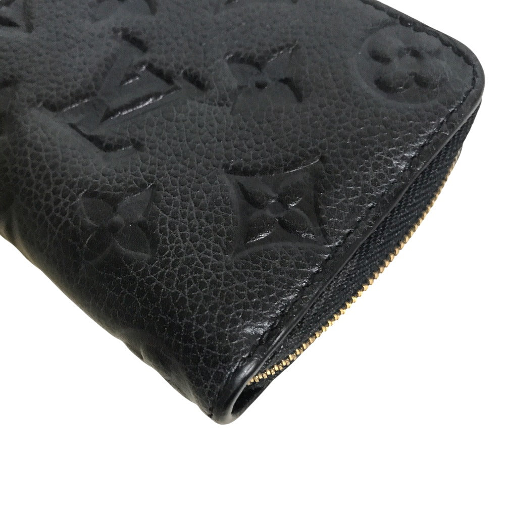 LOUIS VUITTON Coin case M60574 Monogram Ann Platt black Zippy coin purse