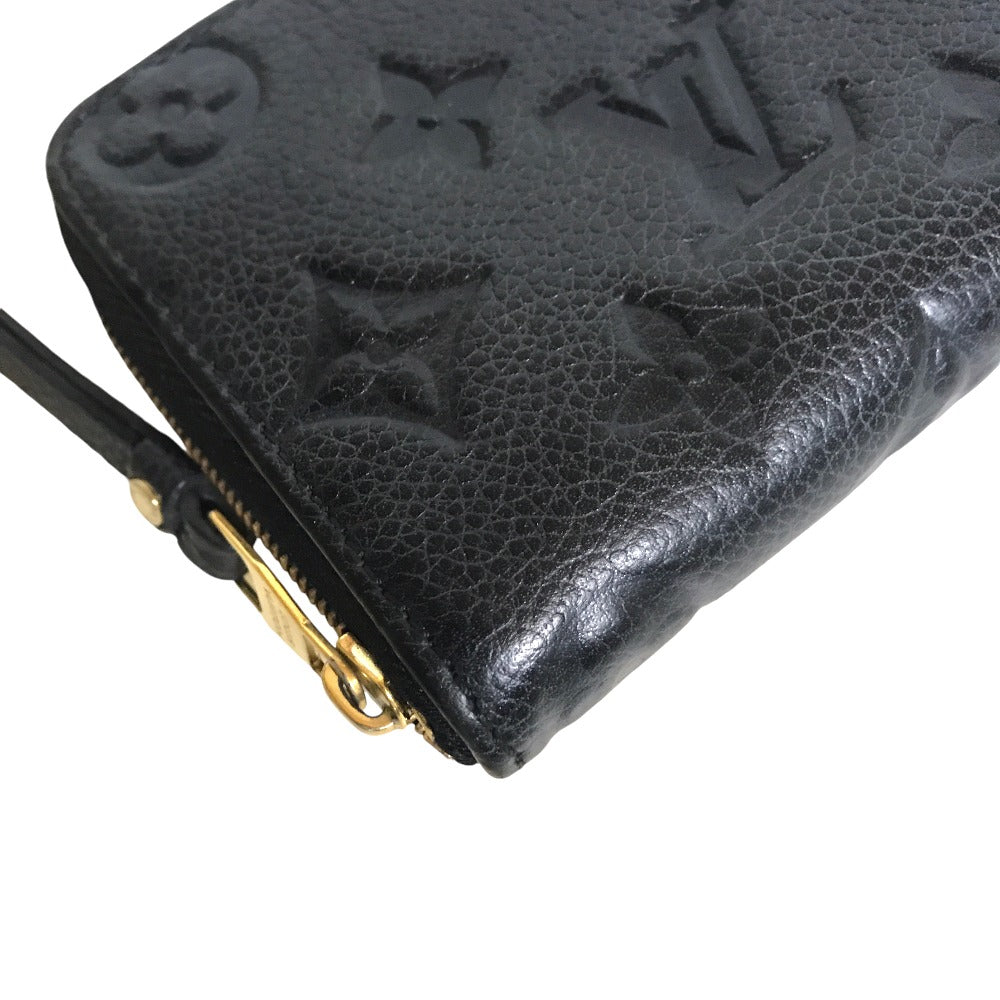 LOUIS VUITTON Coin case M60574 Monogram Ann Platt black Zippy coin purse