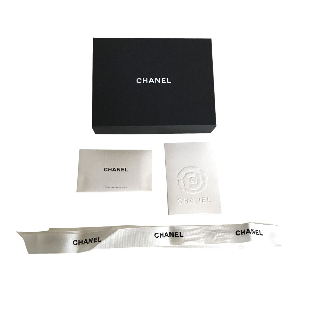 CHANEL Bifold Wallet Matt caviar skin pink Compact wallet Matrasse COCO Mark