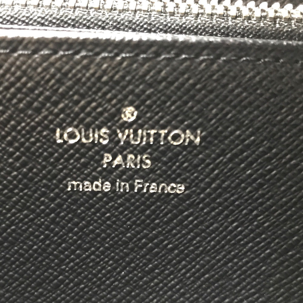 LOUIS VUITTON Long Wallet Purse M61857 Epi Leather black Round zip Zippy wallet